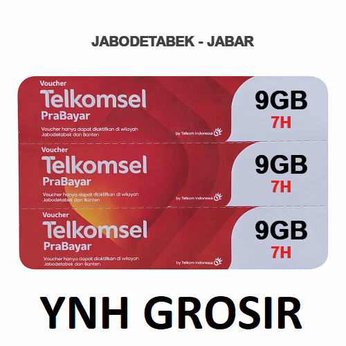 VOUCHER TELKOMSEL 9GB 7HR JABODETABEK - JABAR
