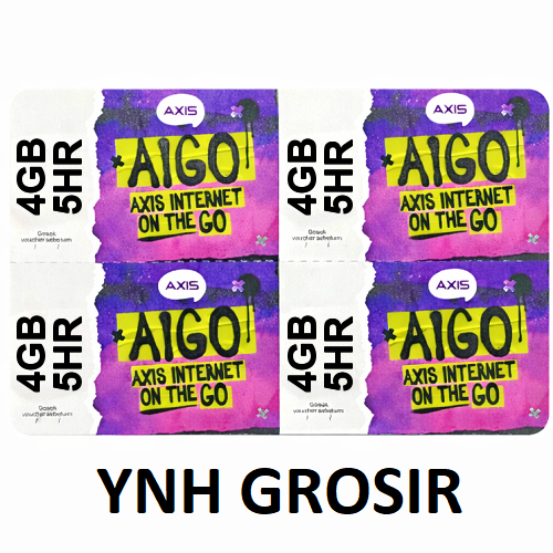 Voucher Axis 4GB + LOKAL 5HR